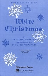 White Christmas SATB choral sheet music cover